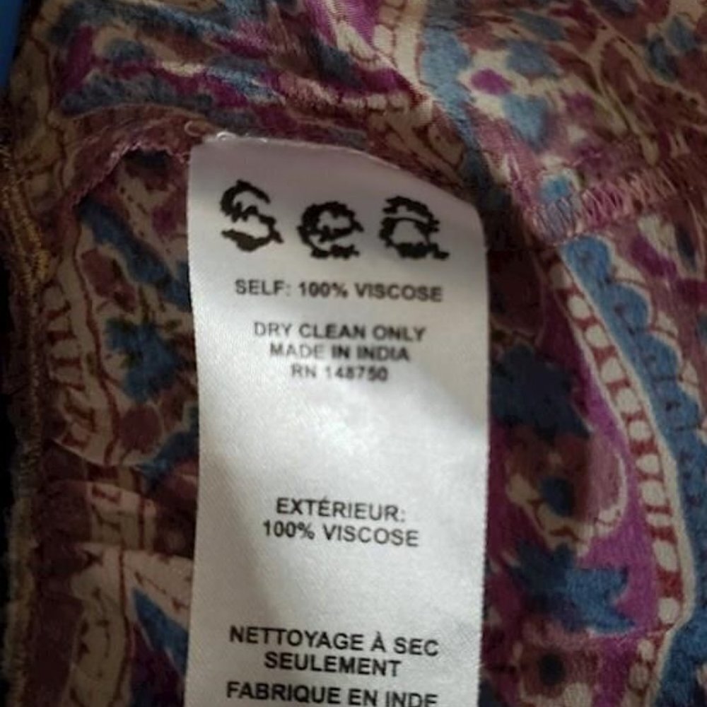 Sea Ney York Multicolor Maxi Dress Size 6 View 6